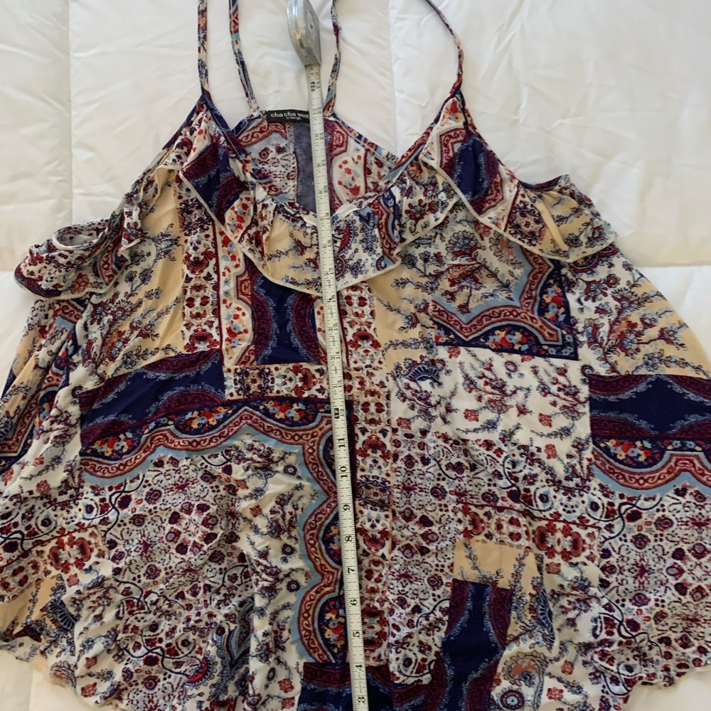 Spaghetti strap top.
